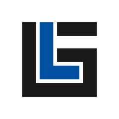 Wall Mural - l and g logo vector