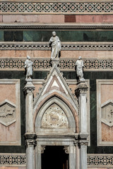 Giotto Campanile (1334). Basilica Santa Maria del Fiore Florence