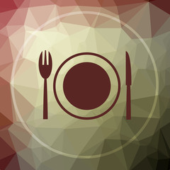 Poster - Restaurant icon