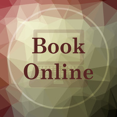 Wall Mural - Book online icon