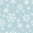 seamlessly tiling snowflakes pattern for your Christmas or winter designs