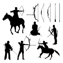 Archer, Bowman Silhouette Free Stock Photo - Public Domain Pictures