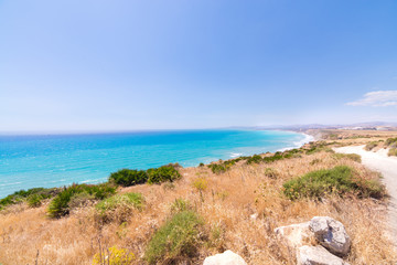 Wall Mural - Scenic rocky coastline - August 2016, Sicily