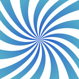 Fototapeta Do przedpokoju - Light blue spiral design background