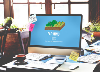 Poster - farming agriculture cultivate nature
