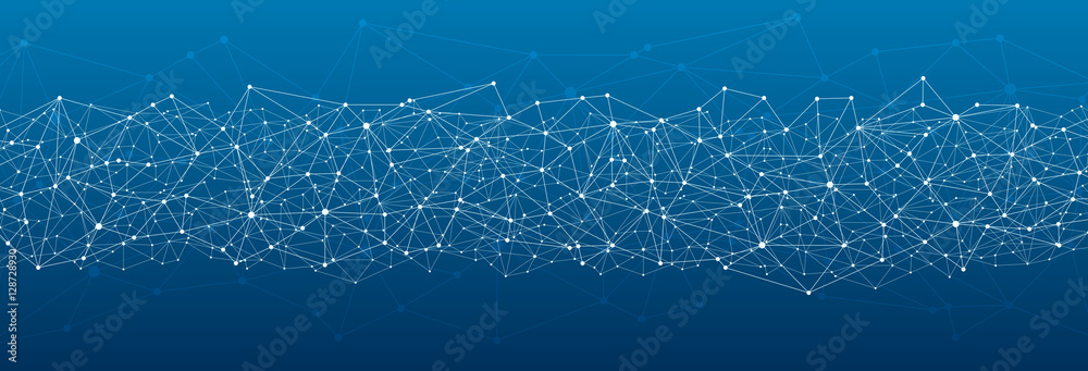 © PixlMakr - Blue Social Network Background Blue Social Network Background