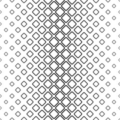 Poster - Monochrome abstract rounded square pattern