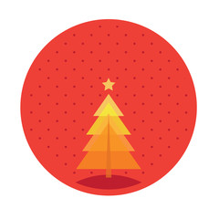 Christmas tree illustration