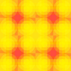 Poster - Abstract colorful mosaic background - Vector. Pixel Pattern with circle in middle