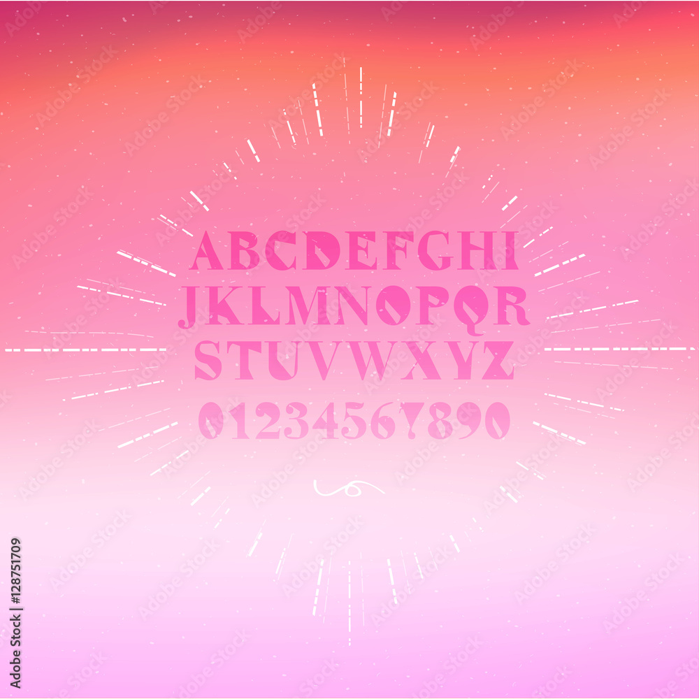 Magic Font Vector Magic font - vector typeface - Hand crafted font for all type design ...