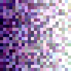 Poster - Purple color square mosaic background design