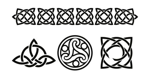 Celtic national ornaments.