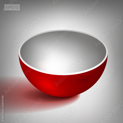 a hollow sphere