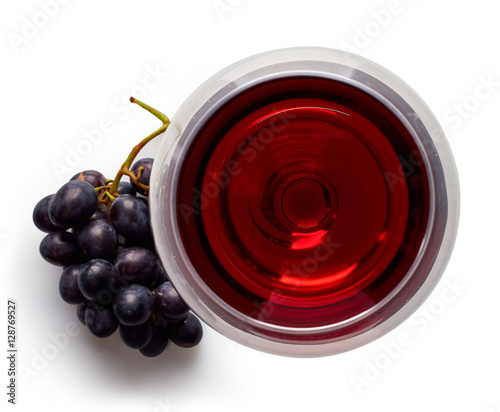 Dekoracja na wymiar  kieliszek-czerwonego-wina-i-winogron