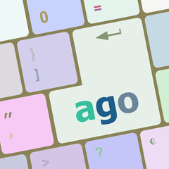 Poster - ago message on enter key of keyboard keys