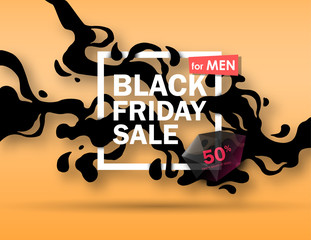 Poster - Black friday sale design. conceptual layout