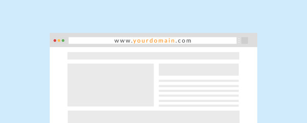 Get best domain website to grow your sales and business, vector illustration