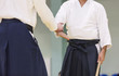 © Ravil Sayfullin - Two people practice Aikido on martial arts training
