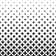 Black and white greek cross pattern background