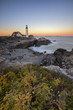 © PATMALUPHOTO - Portland Head Lighthouse at sunset, Cape Elizabeth, Maine, USA