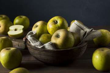 Raw Organic Heirloom Golden Russet Apples