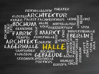 Canvas Print - Halle (Architektur)