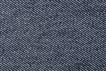 Black denim texture close up