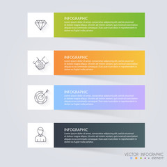Poster - infographic templates for business. can be used for website layo