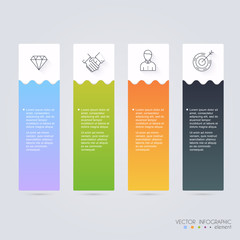 Poster - infographic templates for business. can be used for website layo