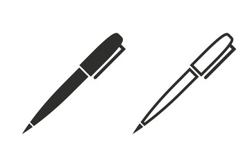 Poster - Pen - vector icon.