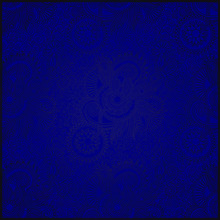 Blue Vintage Floral Seamless Paisley Pattern