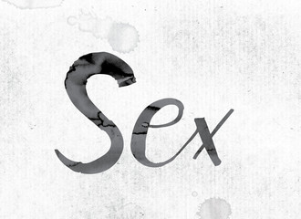 Poster - Sex Concept Painted in Ink