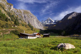 Fototapeta  - Alpine landscape in Hohe Tauern National Park, Austria, Europe