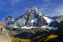 South side of Mount Grossglockner Peak (3798m), Hohe Tauern National Park, Austrian Alps, Austria