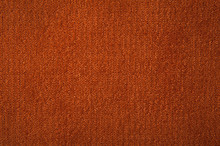 Fabric Texture Orange Carpeting For Background