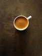 © byebyeblue - Cup of hot espresso coffee on wood table, black coffee from arab
