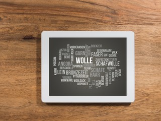 Canvas Print - Wolle