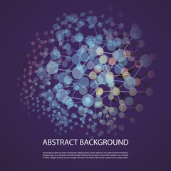 Poster - Abstract Background - Network Design for Your Business