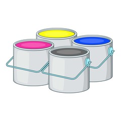 Wall Mural - Printer ink icon. Cartoon illustration of printer ink vector icon for web design