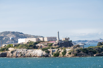 Wall Mural - Alcatraz from the Bay