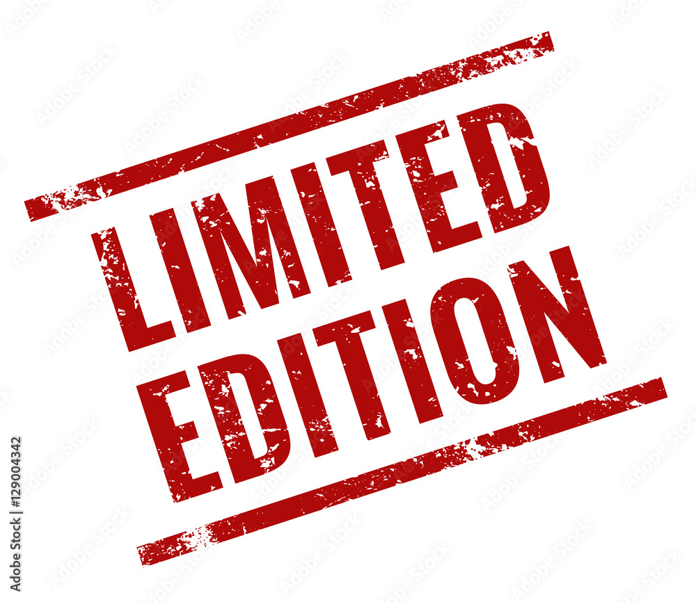 Limited Edition Stempel rot Stock Vector | Adobe Stock