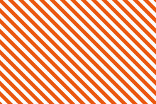 Orange Stripes On White Background. Striped Diagonal Pattern Orange Diagonal Lines Background, Winter Or Christmas Theme