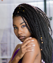 African American Woman With Braids