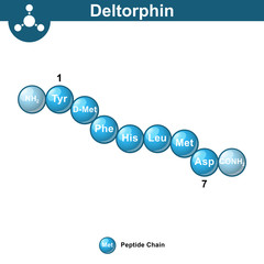 Poster - Deltorphin molecular structure