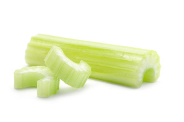 Wall Mural - celery on a white background