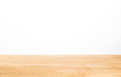 © kudosstudio - light color wood table top against white background
