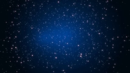 christmas sparkling stars animated background