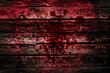 bloody wall, grunge of blood splash on wood dark tone, murder or killer death concept.