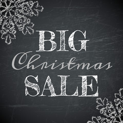 Wall Mural - Big Christmas Sale Banner Design