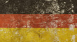 Old grunge vintage faded German republic flag